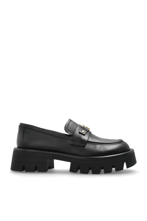 GUCCI ブラック モカシン 37 グッチ マイクログッチシマ レザー エスパドリーユ 37